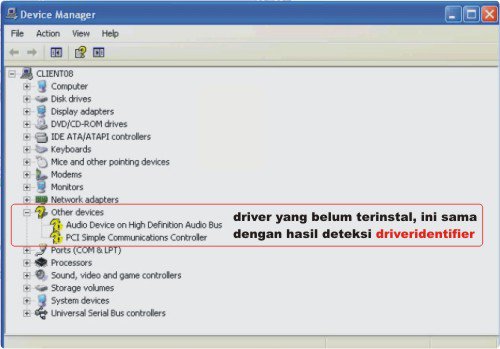 Cara Mendeteksi Driver Windows Dengan Driveridentifier